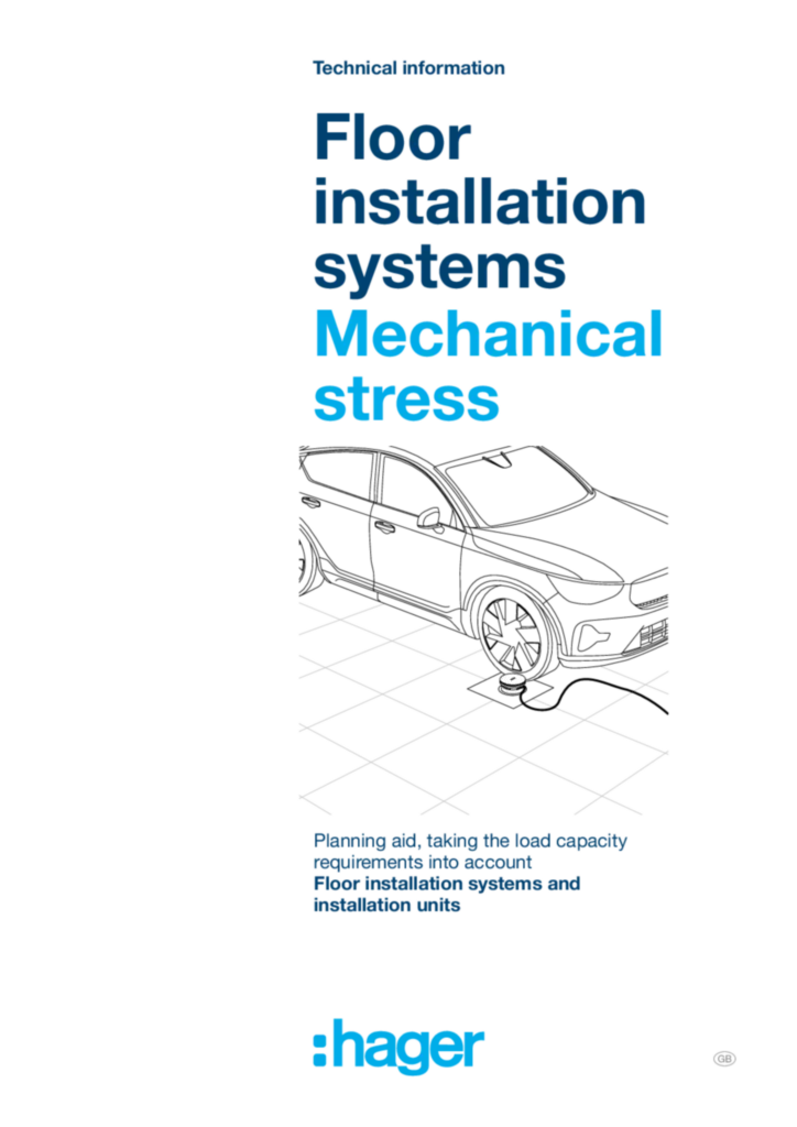 Bild Floor installation systems, Mechanical stress | Hager Deutschland